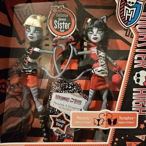 Monster High Werecat Sister Pack, Meowlody & Purrsephone